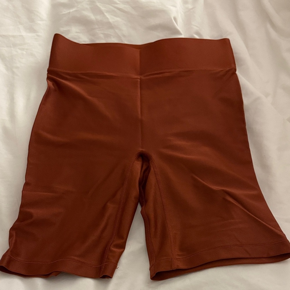 All Access High-Waist Rust Women’s Bike Shorts